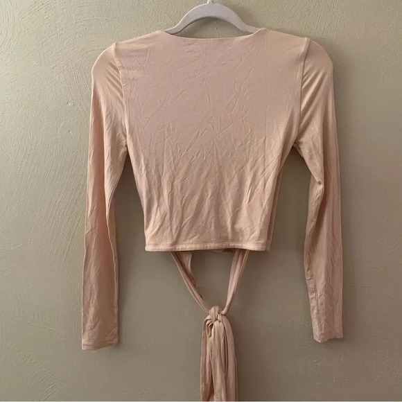 Tularosa Sheilah Wrap Top in Nude Size XS Revolve - Picture 8 of 11